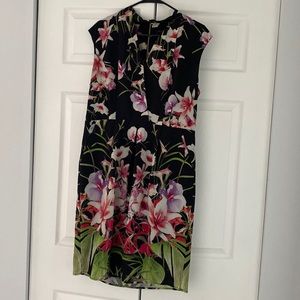 Ted Baker dress black Floral Jalita Dress size 4